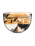 Shoulder Bag With Print Young Versace Shoulder Bag With Print - Nero/oro