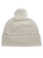 Agnona White Cashmere Blend Hat Agnona White Cashmere Blend Hat - White