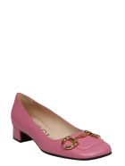 Gucci Clamp Leather Ballerinas Gucci Clamp Leather Ballerinas - Pink & Purple