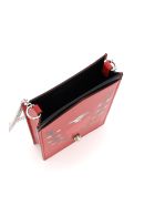 Alexander McQueen Phone Case With Print And Chain Alexander McQueen Phone Case With Print And Chain - RED MULTI BLACK (Red)
