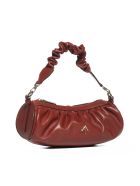 MANU Atelier Ruched Cylinder Leather Bag MANU Atelier Ruched Cylinder Leather Bag - Redbole