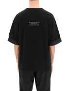 Dolce & Gabbana T-shirt With Nylon Inserts Dolce & Gabbana T-shirt With Nylon Inserts - BLACK