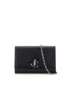 Jimmy Choo Varenne Clutch With Chain Jimmy Choo Varenne Clutch With Chain - BLACK (Black)