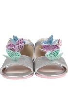 Sophia Webster Mini Silver ''riva Sandal Infant'' Sandals Sophia Webster Mini Silver ''riva Sandal Infant'' Sandals - Silver
