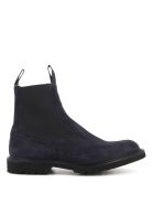 Tricker's Henry Suede Vlt Tricker's Henry Suede Vlt - Navy