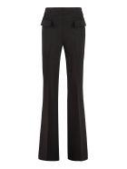 Parosh Liliuxy Flared Wool Trousers Parosh Liliuxy Flared Wool Trousers - black