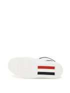 Thom Browne Basketball Hi-top Tricolour Sneakers Thom Browne Basketball Hi-top Tricolour Sneakers - RWB WHT (White)