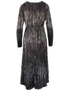 Malìparmi Pleated Lame Dress Malìparmi Pleated Lame Dress - BLACK LAMINATE