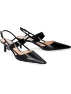 Prada Leather Pointy-toe Slingback Prada Leather Pointy-toe Slingback - black