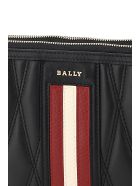 Bally Drice Stripe Quilted Mini Bag Bally Drice Stripe Quilted Mini Bag - BLACK (Black)