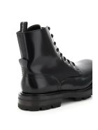 Alexander McQueen Worker Leather Boots Alexander McQueen Worker Leather Boots - BLACK