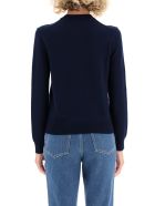 Logo Embroidery Sweater Kenzo Logo Embroidery Sweater - Blu scuro