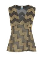 Flared Top V Neck M Missoni Flared Top V Neck - Nero