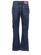 RED Valentino Denim Bottoms Bleached+stone Wash+scallo RED Valentino Denim Bottoms Bleached+stone Wash+scallo - BLUE