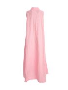 Daniela Gregis Asymmetric Cerw Neck Sleeveless Dress Daniela Gregis Asymmetric Cerw Neck Sleeveless Dress - Fuxia