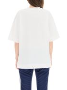 Marni Oversized T-shirt With Logo Marni Oversized T-shirt With Logo - Bianco