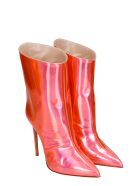 Alexandre Vauthier High Heels Ankle Boots In Red Leather Alexandre Vauthier High Heels Ankle Boots In Red Leather - red