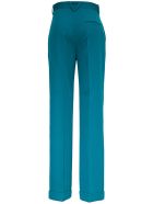 Bottega Veneta Wide Leg Wool Gabardine Trousers Bottega Veneta Wide Leg Wool Gabardine Trousers - Green