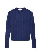 Marni Cable Knit Pullover Marni Cable Knit Pullover - blue