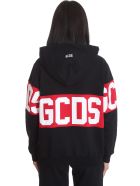 Sweatshirt In Black Cotton GCDS Sweatshirt In Black Cotton - Black