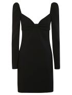 RED Valentino Bow Applique Front Dress RED Valentino Bow Applique Front Dress - Black