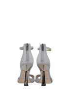 Jimmy Choo Reon 100 Sandals In Silver Leather Jimmy Choo Reon 100 Sandals In Silver Leather - silver