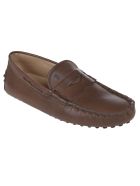 Tod's Logo Stamped Loafers Tod's Logo Stamped Loafers - Brown