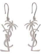 Saint Laurent Logoed Earrings Saint Laurent Logoed Earrings - silver