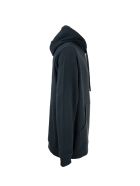 Burberry Lexington - Cotton Sweatshirt With Hood And Iconic Striped Detail Burberry Lexington - Cotton Sweatshirt With Hood And Iconic Striped Detail - Navy