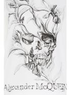 Alexander Mcqueen 'floral Skull' T-shirt Alexander McQueen 'floral Skull' T-shirt - Black&White