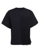 Chest Embroidered T-shirt Jil Sander Chest Embroidered T-shirt - Black
