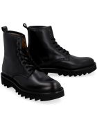 Ami Alexandre Mattiussi Leather Combat Boots Ami Alexandre Mattiussi Leather Combat Boots - black