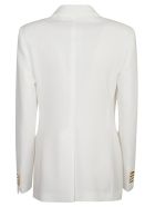 Tagliatore One Buttoned Plain Blazer Tagliatore One Buttoned Plain Blazer - White