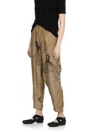 Palmer Pants Uma Wang Palmer Pants - Lightgrey/black