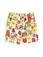 Stella McCartney White Bermuda Shorts Stella McCartney White Bermuda Shorts - WHITE/YELLOW