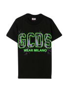 GCDS Mini Black T-shirt GCDS Mini Black T-shirt - Nero