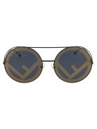 Ff 0285/s Sunglasses Fendi Ff 0285/s Sunglasses - 8077Y BLACK