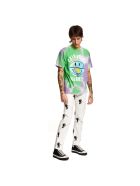 Chinatown Market Smiley Globe Ball T-shirt Chinatown Market Smiley Globe Ball T-shirt - Multicolor