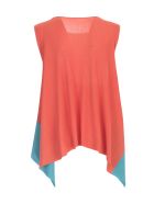 Pleats Please Issey Miyake Misk Knit Sleeveless Sweater Pleats Please Issey Miyake Misk Knit Sleeveless Sweater - Orange Blue