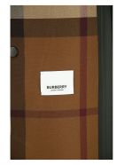 Burberry Witham - Globe Graphic Detail Check Technical Cotton Coat Burberry Witham - Globe Graphic Detail Check Technical Cotton Coat - Black