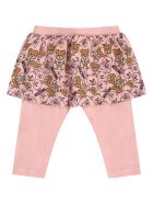 Whiite And Pink Suit With Teddy Bears For Baby Girl Moschino Whiite And Pink Suit With Teddy Bears For Baby Girl - Rosa