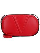 Valentino Valentino Garavani - Vlogo Walk Leather Camera Bag Valentino Valentino Garavani - Vlogo Walk Leather Camera Bag - red