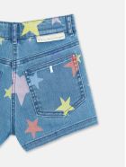 Stella McCartney Multicolor Stars Denim Shorts Stella McCartney Multicolor Stars Denim Shorts - Denim