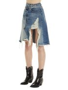 R13 Skirt R13 Skirt - Light blue