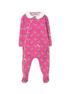 Fuchsia Newborn Pajamas Moschino Fuchsia Newborn Pajamas - Fucsia