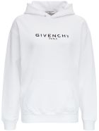 Givenchy Cotton Hoodie With Logo Print Givenchy Cotton Hoodie With Logo Print - White