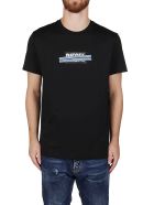 Diesel Black Cotton T-shirt Diesel Black Cotton T-shirt - Nero