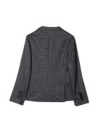 Emporio Armani Gray Blazer Teen Emporio Armani Gray Blazer Teen - Grigio
