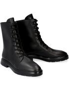 Stuart Weitzman Mckenzee Leather Combat Boots Stuart Weitzman Mckenzee Leather Combat Boots - black
