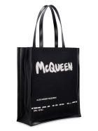 Alexander McQueen Logo Detail Tote Bag Alexander McQueen Logo Detail Tote Bag - black
